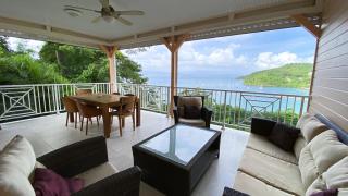 Ti Plage, Superbe villa mitoyenne T4 avec sublime vue mer - Les Trois-Îlets - 0