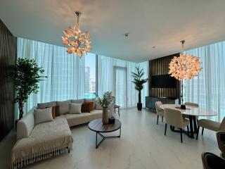 Manzil - 2Br Apt nr Downtown w Lagoon & Burj View - Dubai - 6