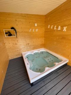 Gîte chalet bois avec spa privatif - Mauriac - 1