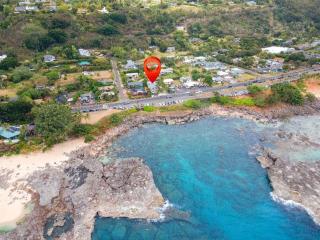 Sharks Cove Ocean Front w Private Deck, BBQ, AC, contact us for price drop - Haleiwa - 1