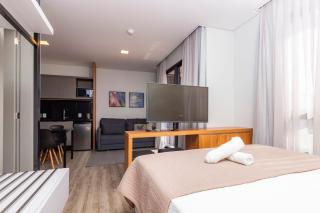 Aion Suites 205 – Lindo apartamento com Vista para o Mar, a 60m da Praia de Bombinhas, com Piscina e Academia no Rooftop. - Bombinhas - 5