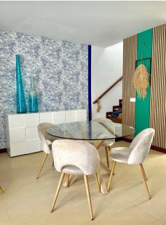 Casa Bleu 2 floors ,2 bedrooms ,equipped kitchen ,balcony ,terrace and grill - Puerto Calero - 5
