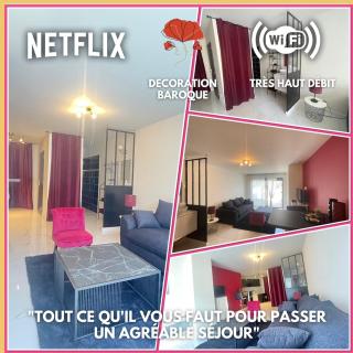 Studio BAROK proche autoroute, plages et attractions, Wifi - TV, calme - Bessan - 9