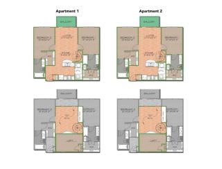West Campus Oasis 2 Apts Accommodating 14 Guests - Austin - 3