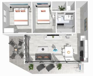Roses Apartments Sea View 2habitaciones - Roses - 7