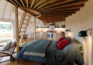 Tree Field Yurt at Moor Farm - Godshill - 7