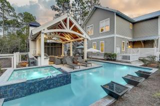 'Mirasol House' - Pool Golf Cart - WaterColor, FL - 4BR 4BA Bonus Bunk -- Sleeps 12 home - Santa Rosa Beach - 9