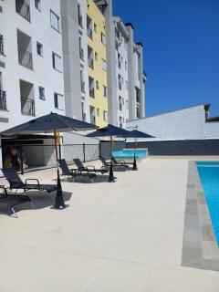 Lindo Ap - CENTRO- piscina, churrasqueira gourmet, maquina lava e seca e wifi -edifício Jathy - Ubatuba - 5