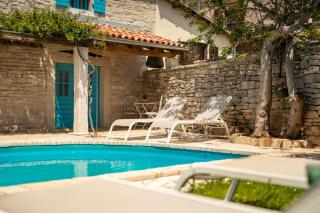 Rustic villa Janko with pool in Sveti Lovrec - Vošteni - 9