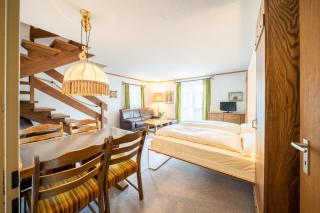 6404 Geraeumige 2,5 Maisonette-Wohnung im Dachgeschoss mit Balkon und Blick auf den Inn - Vulpera - 9