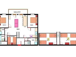 Appartement Duplex 10-12 Pers. avec Balcon, à 20m des Pistes - Val Cenis - FR-1-508-69 - Lanslevillard - 5