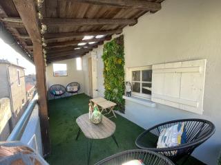 Maison Petit Arago avec roof terrace et parking privé - Carcassonne - 6