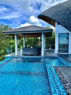 苏梅岛观景台海景別墅Golden Coconut Villa 5 超级海景 私密泳池 接送服务 - Koh Samui - 3