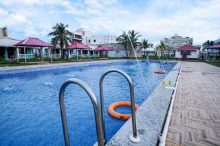 Silver Sand Eco Resort !! Beachfront !! With Biggest Pool And Huge Open Area !! Ideal for Weddings !! COUPLE FRIENDLY !! - Mandarmani - 8