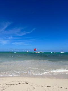 Fully renovated Beachfront 1BR Condo in the gated Stanza Mare community with a private beach, pool, onsite restaurant and modern amenities such as refrigerator, dishwasher, filtered water, microwave, BBQ, washer dryer, bamboo linens, free Wi-Fi - Punta Cana - 1