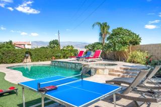 Splash Pad Pool Spa Ping Pong Bbq, Gorgoues mnt views - Indio - 0