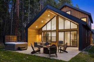 Scandinavian Inspired Home at Forest Edge with Hot Tub - 0
