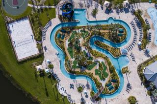 Waterfront 8Br5Ba Game Room/Pool/Spa/Office Space - Kissimmee - 8