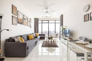 9min drive to City Highfloor Aprmt City Skyline View Water Purifier - George Town - 9