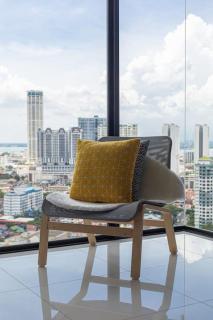9min drive to City Highfloor Aprmt City Skyline View Water Purifier - George Town - 8