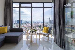 9min drive to City Highfloor Aprmt City Skyline View Water Purifier - George Town - 7