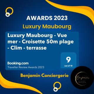Luxury Maubourg - Vue mer - Croisette 50m plage - Clim - terrasse - Cannes - 5
