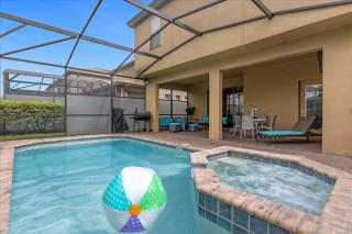 DISNEY VILLA Game rm, free heated Pool, Spa, Lazy rvr, BBQ, themed bedrooms - 8