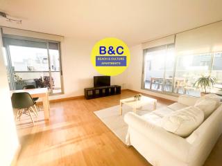 Beach & Culture Barcelona Port Forum Penthouse Apartment - Sant Adria de Besos - 9