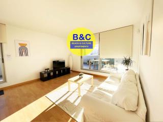 Beach & Culture Barcelona Port Forum Penthouse Apartment - Sant Adria de Besos - 0