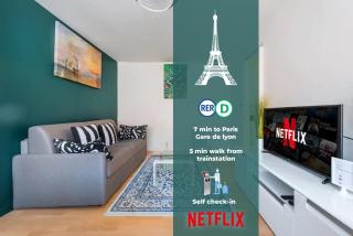 Grand T2 50m2 - 10min Paris Orly - Jacuzzi - Fan - 0