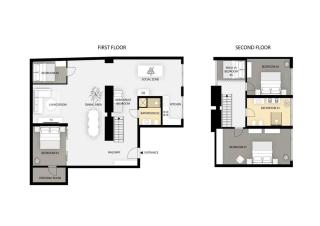 5BR+2Bath Old Town Industrial Penthouse, A/C - Prague - 6