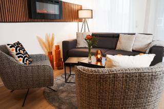 Kamin, Parkplatz, Balkon, Stilvolles Zuhause,grosszügig - Paderborn - 9