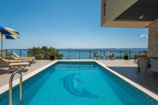 Seaview Villa Matea with 4 en-suite Bedrooms, Whirlpool, Sauna, Private pool - Lokva Rogoznica - 0
