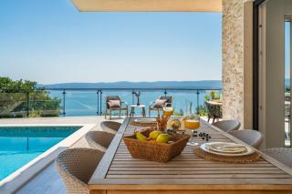 Seaview Villa Matea with 4 en-suite Bedrooms, Whirlpool, Sauna, Private pool - Lokva Rogoznica - 9