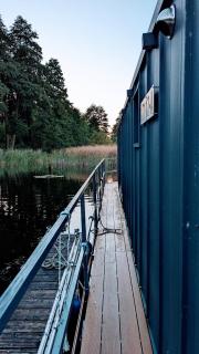 Waterview - Schwimmendes Ferienhaus "Black Pearl" auf dem Wasser mit Blick zur Havel, inkl Boot zur Nutzung - Fürstenberg-Havel - 6