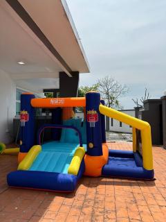 Lux Villa 6rm 12 to 22 pax Wifi Netflix BBQ SteamBoat Games Beach Water Park - Desaru - 7