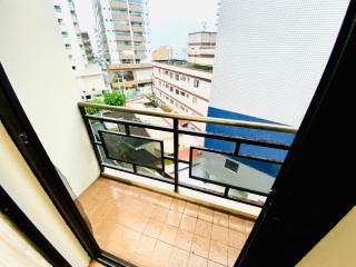 Agradável Flat na Praia do Caiçara - Praia Grande - 1