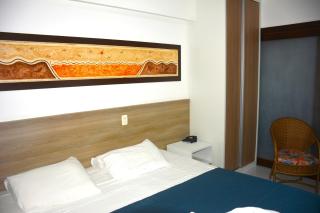 Na praia - Araça 407 Luxo - Lateral vista mar - 2