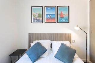 #40 Bright sea view suite for 6 2mins walk port & sea - Villefranche-sur-Mer - 7