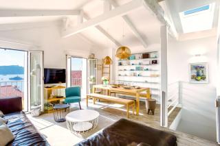 #40 Bright sea view suite for 6 2mins walk port & sea - Villefranche-sur-Mer - 6