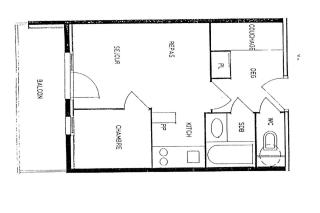 Appartement centre, 4 personnes, 1 chambre, 1 coin montagne - VLII48 - Beaufort - 2