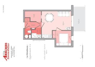 Appartement cosy, 4 personnes, 1 chambre, 1 coin montagne - MONTA06 - Beaufort - 4