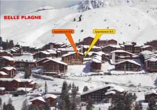 Appartement confortable à La Plagne-Tarentaise 34 m² avec balcon - La Plagne Tarentaise - 2