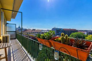 Sunny & Updated Flat with Panoramic city view 50m from M4 Stop - Milan - 9