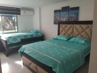Karey 202,apartamento amoblado frente al mar - Rodadero - 8
