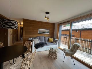 Superbe appart 3P au pied des pistes, parking couvert, terrasse, WiFi - Les Carroz - FR-1-572-288 - 0