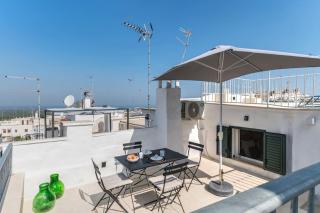Casa Nido Ostuni Stadthaus mit Meerblick Terrasse - 0