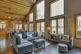 Modern Lakeside Chalet on Crow Wing Chain with Dock! - 9