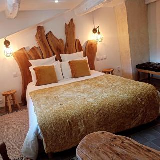 LE GRAND LOGIS, chambre Santorin avec spa privatif - - 8