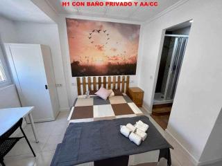 Novelda Centro Habitaciones con baño privado y compartido , cocina y terraza - 1